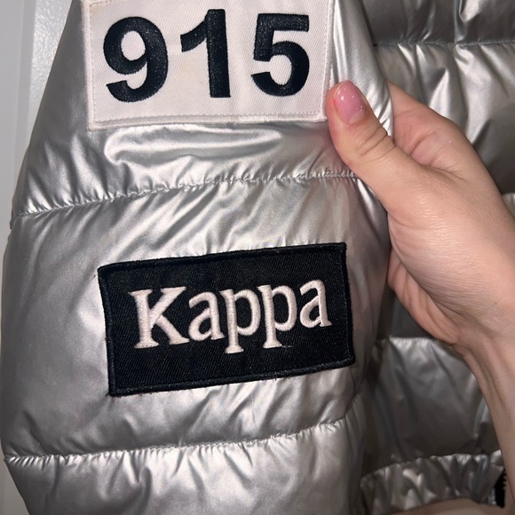 Kappa silver crop puffer XS - Picture 3 of 4